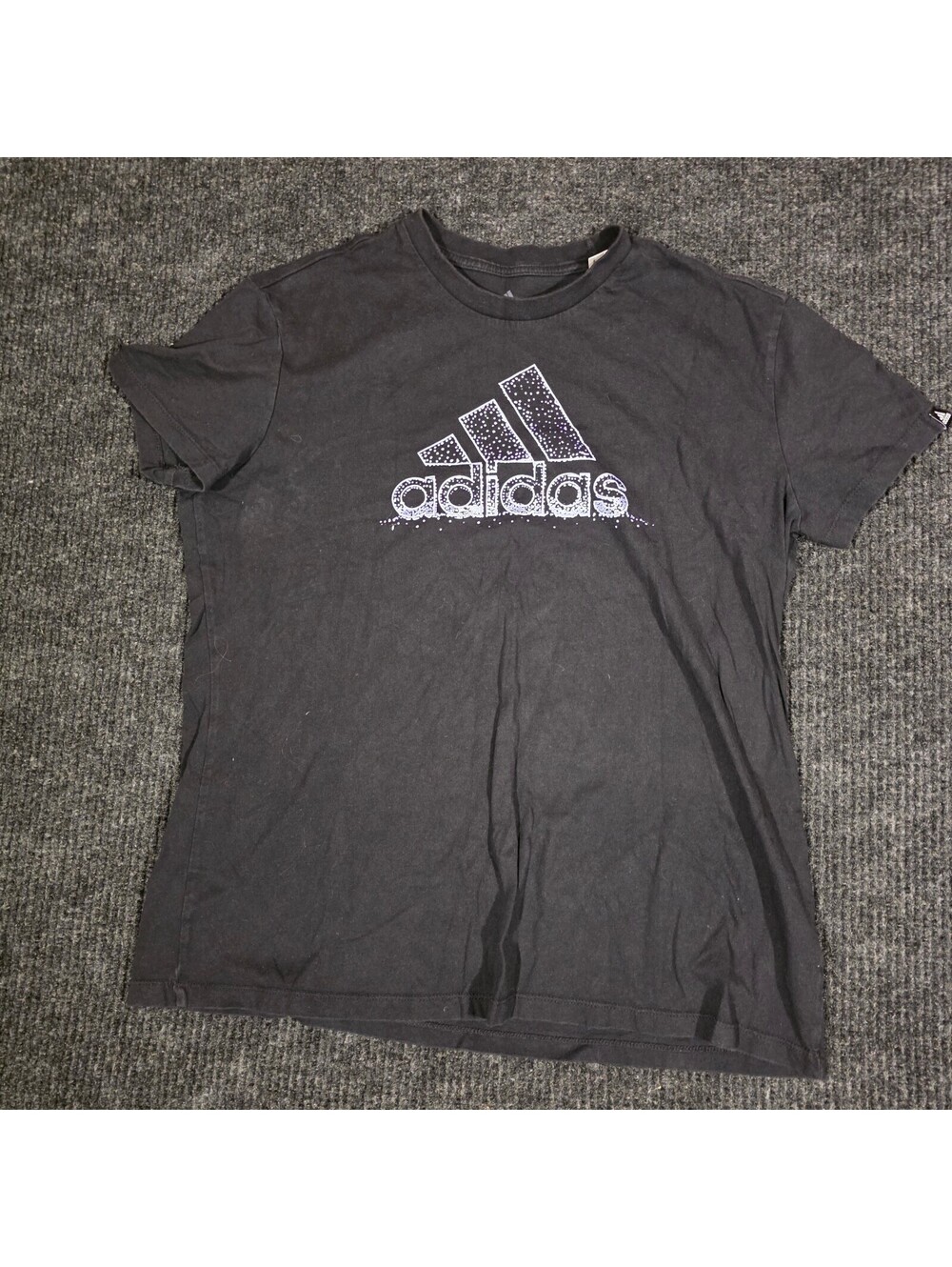 Adidas Women's Black Logo T-Shirt XL